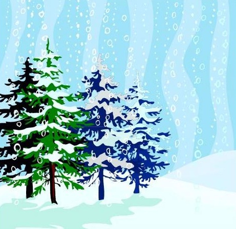 winter scene from www.barrysclipart.com