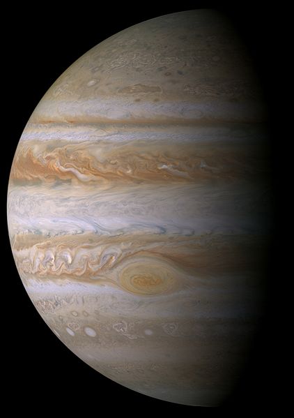 Jupiter as seen by the space probe Cassini, Photo ID: PIA04866. 2000-12-09 (Released: 2003-11-13)